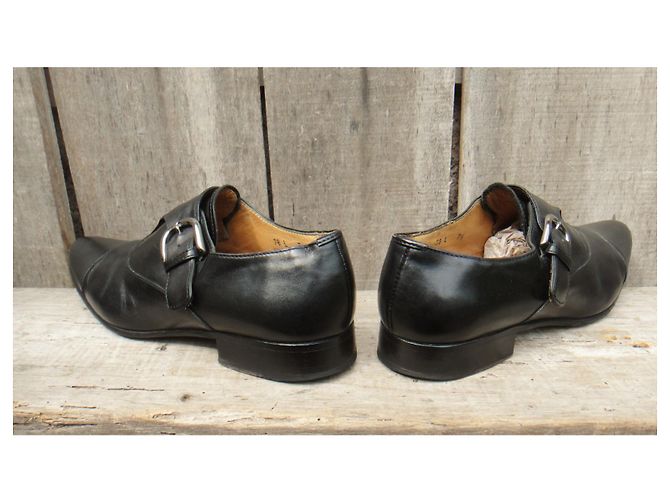Scarpe con fibbia Lanvin p 41,5 Nero - vista 5