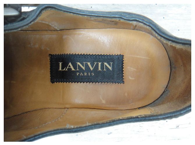 Scarpe con fibbia Lanvin p 41,5 Nero - vista 8