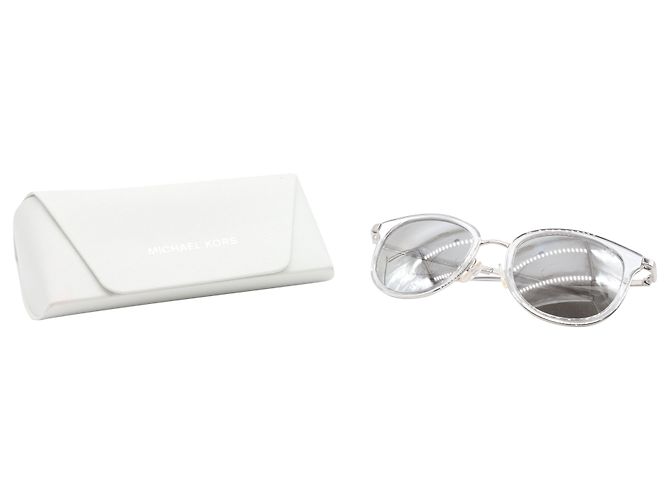 Michael Kors Adriana MK 1010 Gafas de sol en acero inoxidable plateado Plata Metálico - vista 7