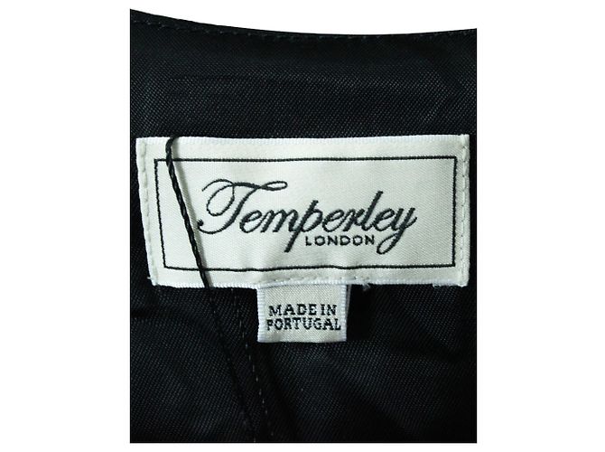 Temperley London Chaleco Elegante Terciopelo Verde Oscuro - vista 5