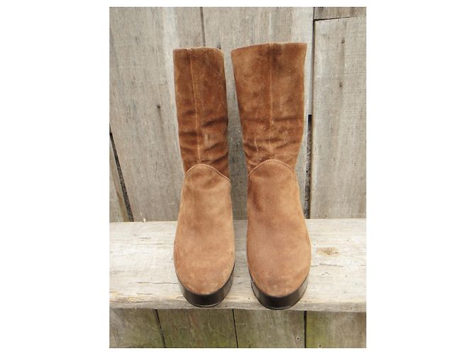 Botas Free Lance p 38,5 Marrón claro - vista 2