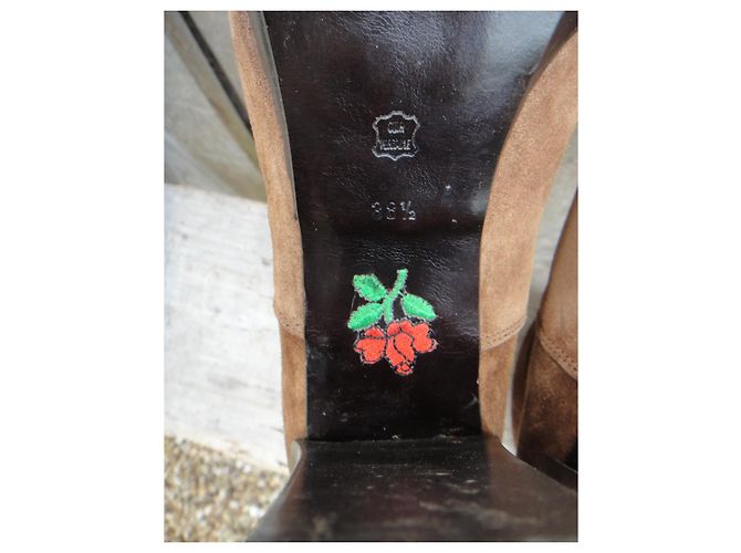 Botas Free Lance p 38,5 Marrón claro - vista 6