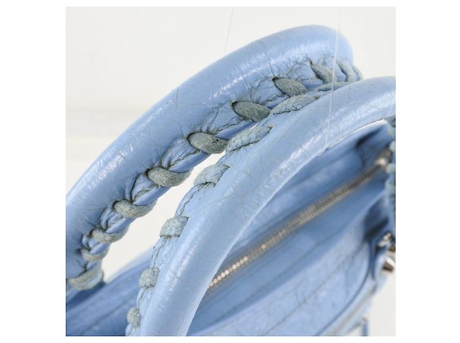Balenciaga city mini Blu - vista 3