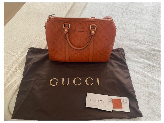 Borsa a mano Gucci Joy Boston Arancione - vista 2