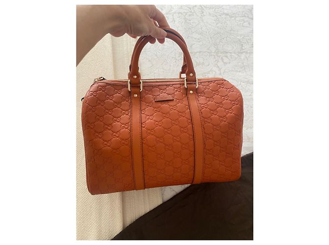 Borsa a mano Gucci Joy Boston Arancione - vista 3