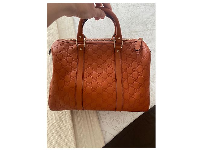 Borsa a mano Gucci Joy Boston Arancione - vista 4