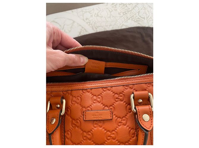Borsa a mano Gucci Joy Boston Arancione - vista 5