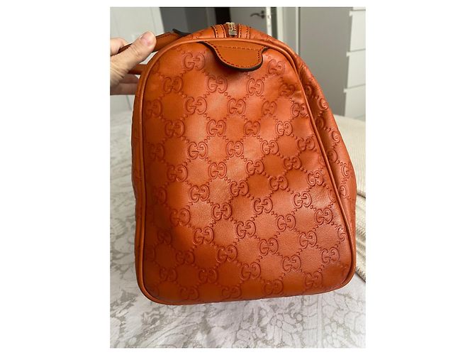 Borsa a mano Gucci Joy Boston Arancione - vista 7