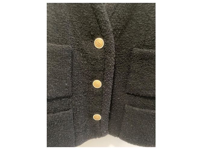 CHANEL SCHWARZE JACKENGRÖSSE 36fr - Ansicht 5