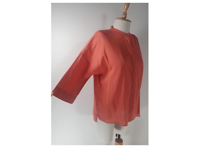 Camisa Strenesse Naranja de Algodón - vista 2
