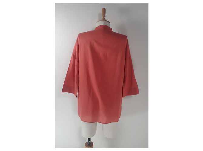 Camisa Strenesse Naranja de Algodón - vista 3