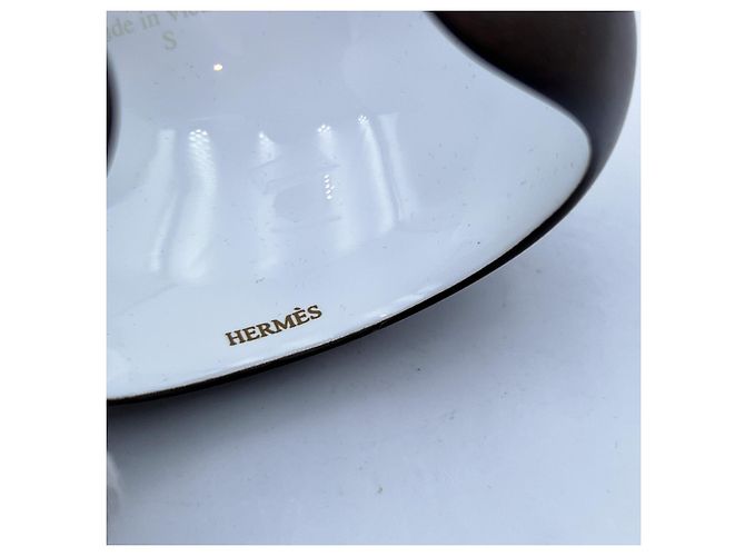Hermès Hermes Paris Brown Laquered Wooden Cuff Bangle Bracelet - view 5