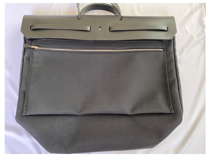 Hermès Hermes "Herbag"-Tasche Schwarz - Ansicht 2