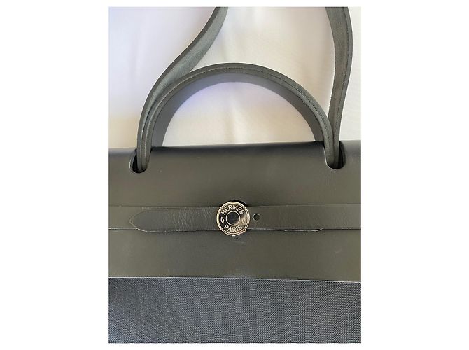 Hermès Hermes "Herbag"-Tasche Schwarz - Ansicht 3
