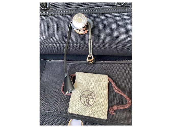 Hermès Hermes "Herbag"-Tasche Schwarz - Ansicht 5