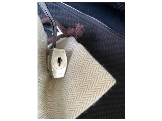 Hermès Hermes "Herbag"-Tasche Schwarz - Ansicht 6