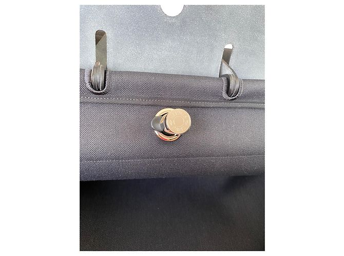 Hermès Hermes "Herbag"-Tasche Schwarz - Ansicht 9