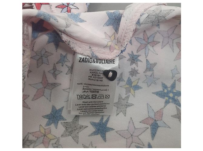 Zadig & Voltaire Sterne Kleid Viscose Mehrfarben - Ansicht 7