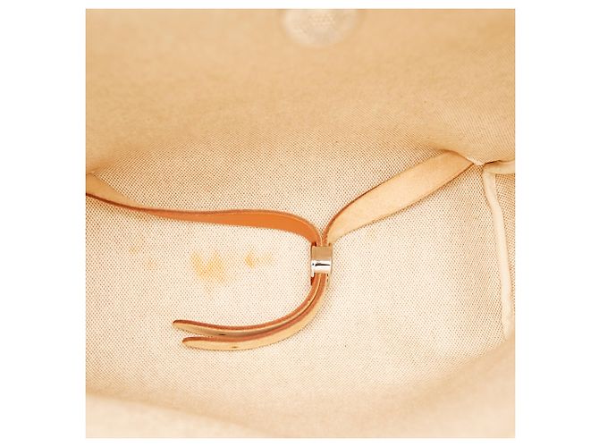 Hermès Zaino Hermes in tela bianca Herbag Bianco Arancione - vista 6