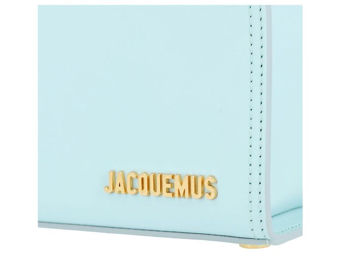 Jacquemus Borsa A Tracolla Le Rectangle Da Donna In Pelle Turchese - vista 4