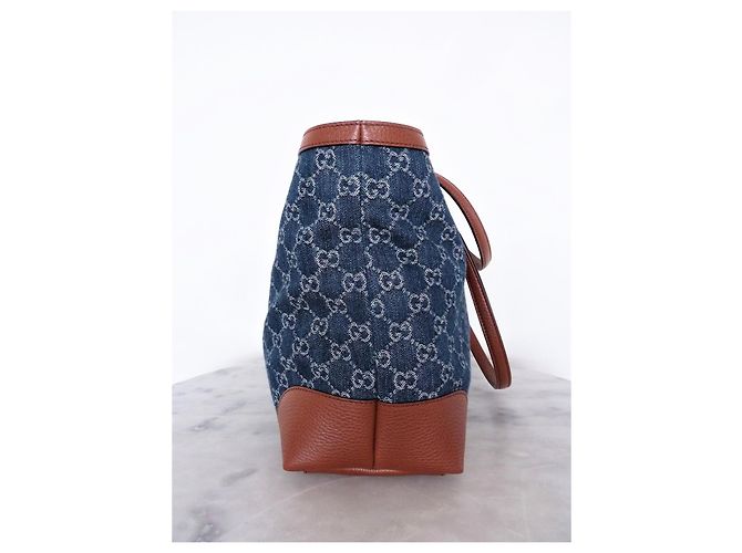 GUCCI Borsa Cabas Ophidia Denim - vista 4