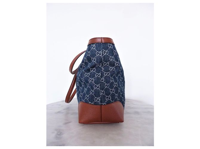 GUCCI Borsa Cabas Ophidia Denim - vista 5