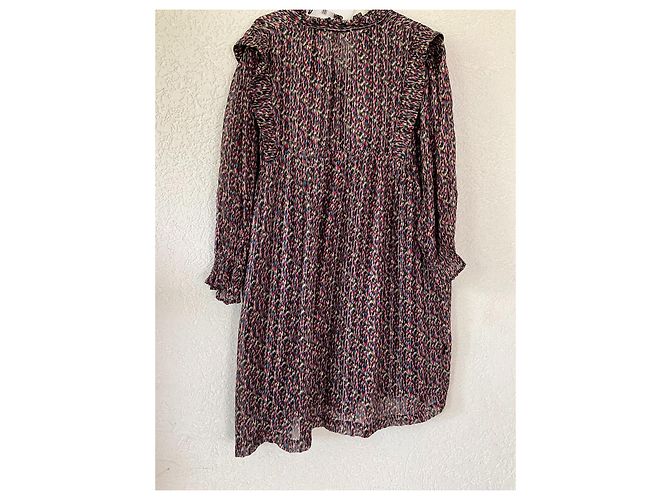 Vestido corto Ba&Sh de viscosa y seda Multicolor - vista 3