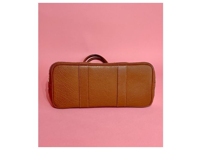 Rara misura PM Hermès Garden Party vintage 30 cm Caramello - vista 2