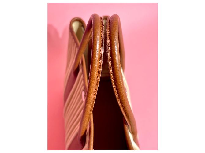Rara misura PM Hermès Garden Party vintage 30 cm Caramello - vista 6