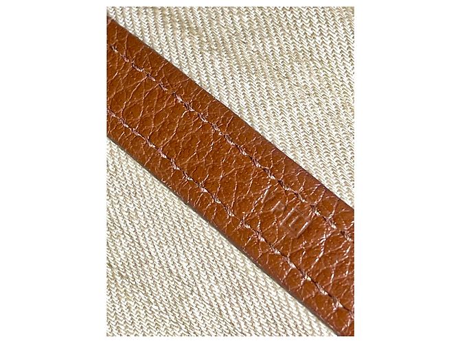 Rara misura PM Hermès Garden Party vintage 30 cm Caramello - vista 8