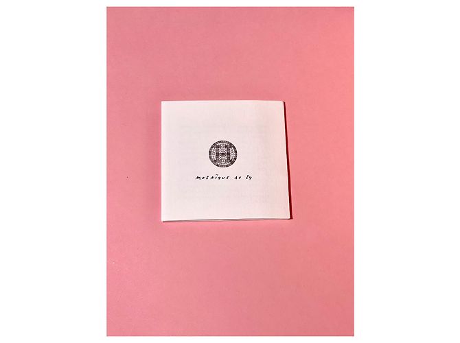 Hermès Hermes 2 Breakfast Cup and Saucer Mosaique au 24 platinum Silvery White - view 4