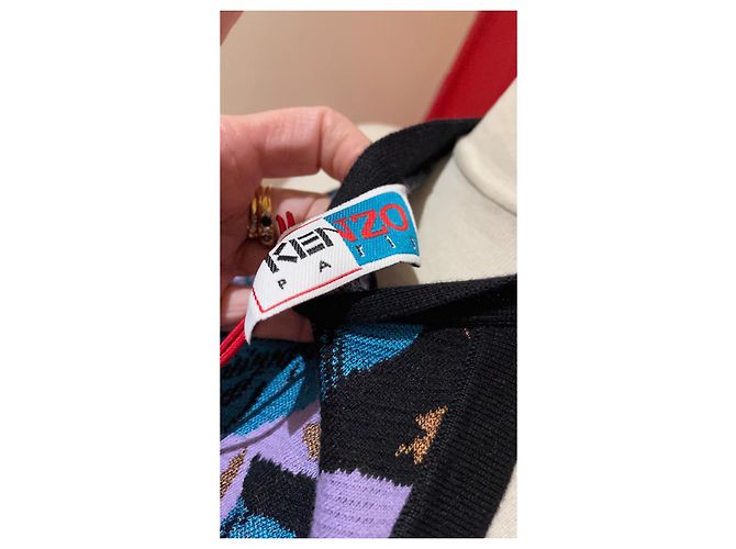 Top Kenzo Memento Collection 2 Multicolore Cotone - vista 4