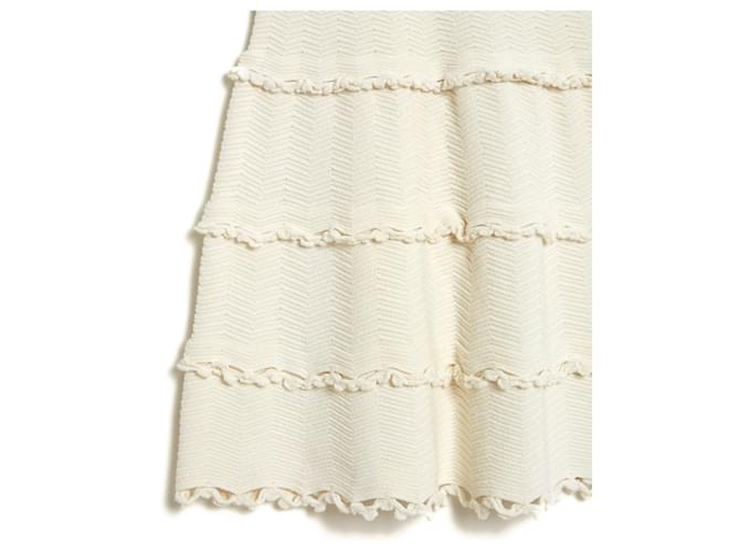 Chanel punto de algodón blanco38 Blanco roto - vista 2