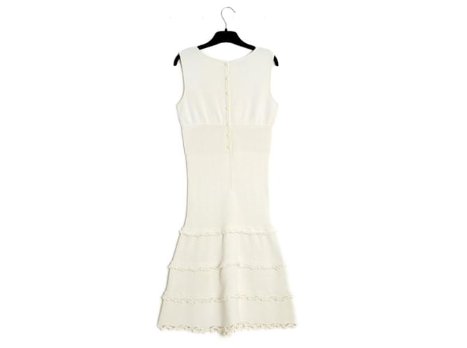 Chanel punto de algodón blanco38 Blanco roto - vista 5