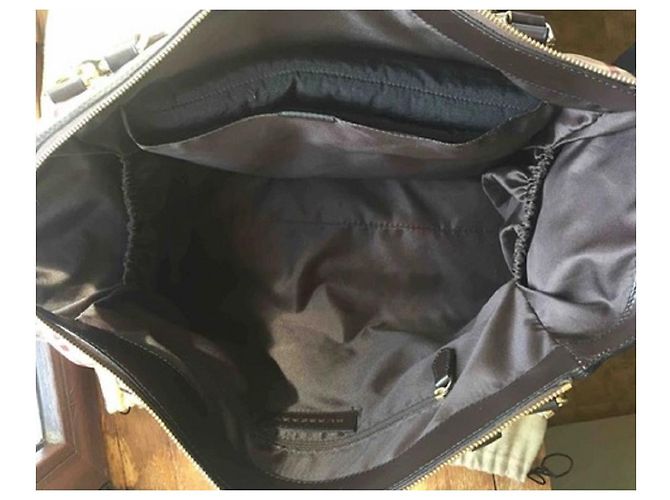 Burberry Check Leder Reisetasche - Ansicht 8