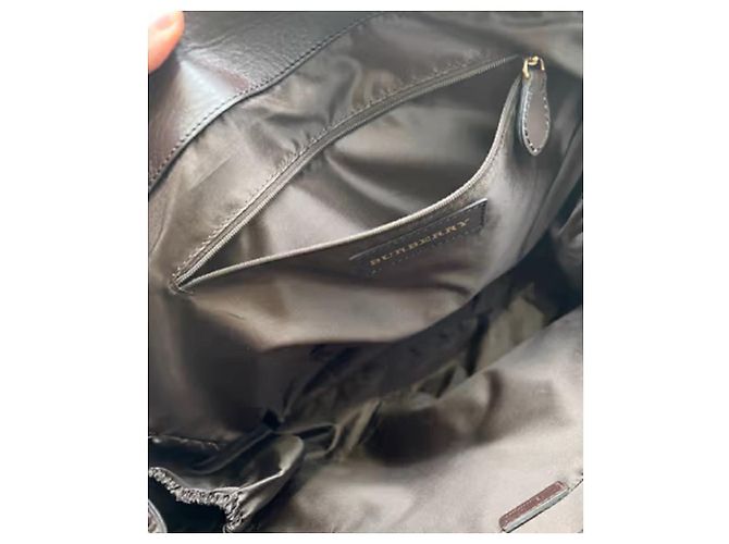Burberry Check Leder Reisetasche - Ansicht 9