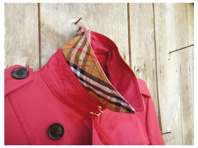 Burberry-Grabengröße 38 Rot - Ansicht 5