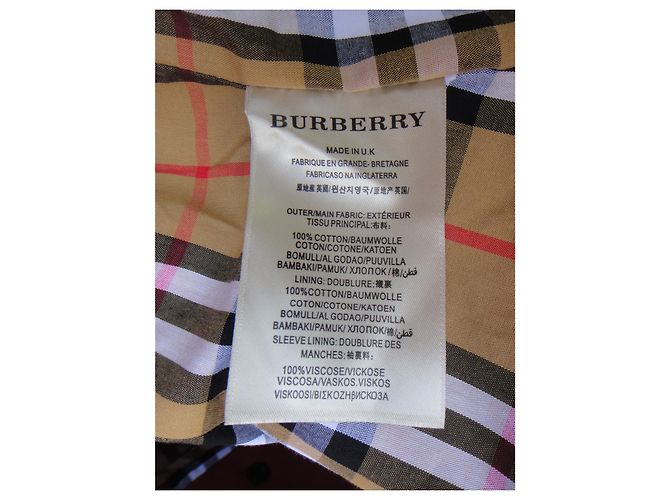 Burberry-Grabengröße 38 Rot - Ansicht 8
