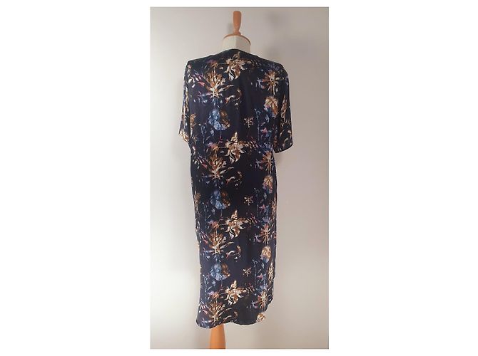 Vestido de seda Munthe Plus Simonsen Multicolor - vista 4