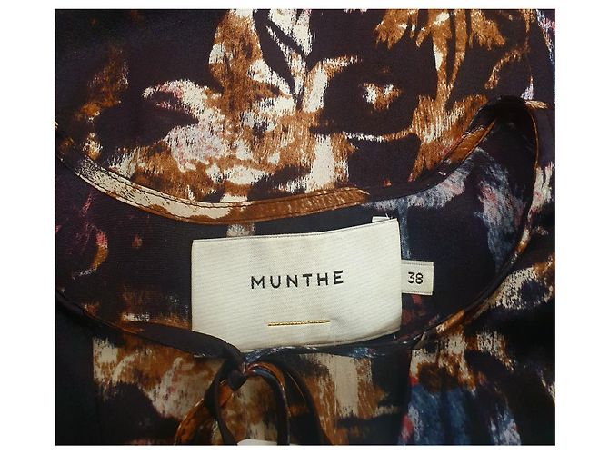 Vestido de seda Munthe Plus Simonsen Multicolor - vista 5