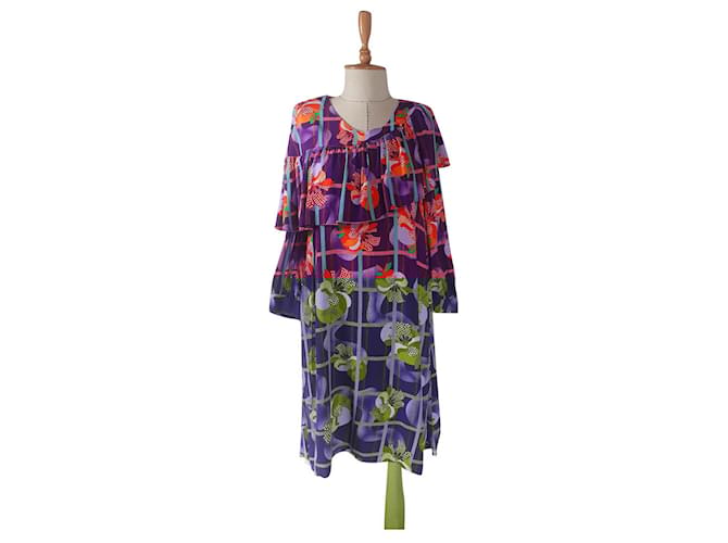 & other stories purple dress