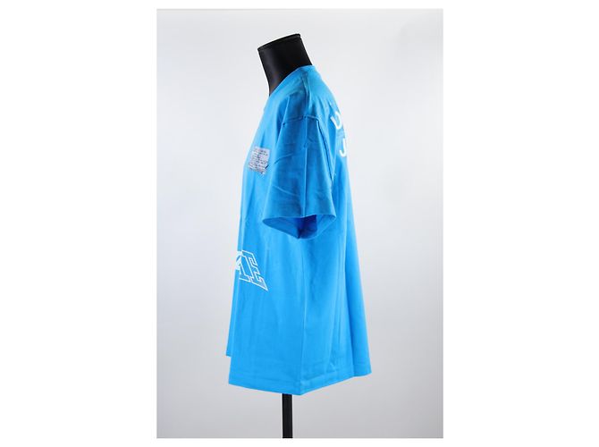 Camiseta Louis Vuitton Virgil Abloh azul algodão - vista 4