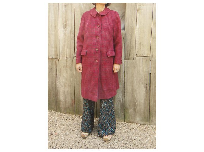 Autre Marque Talla de abrigo Harris Tweed 38 Roja - vista 2