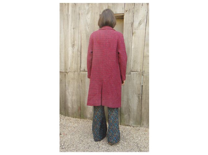 Autre Marque Talla de abrigo Harris Tweed 38 Roja - vista 3
