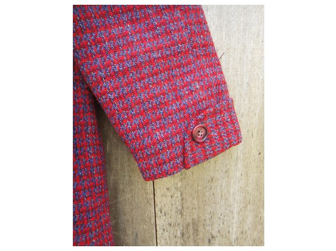 Autre Marque Talla de abrigo Harris Tweed 38 Roja - vista 7