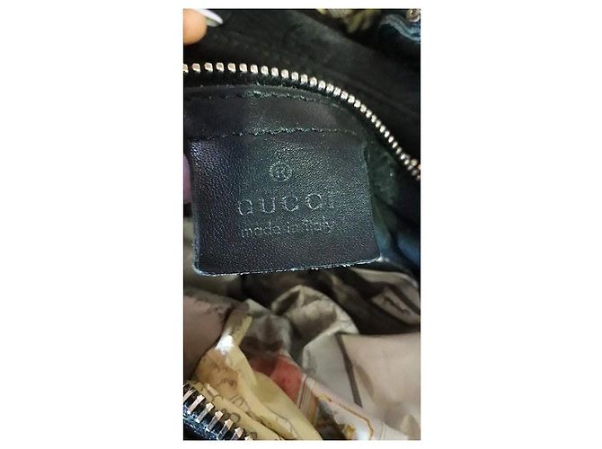 Borsa a mano Gucci Hello in pelle nera Nero - vista 3