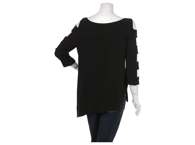 Top negro Joseph Ribkoff - vista 2