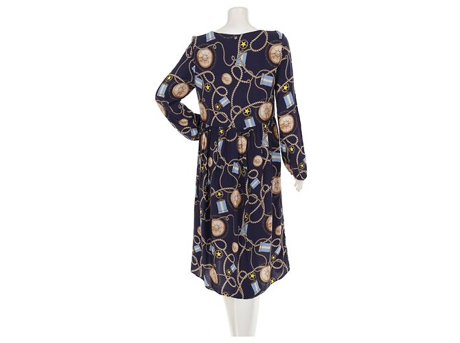 Autre Marque Vestido Rich & Royal de viscosa Multicolor - vista 2