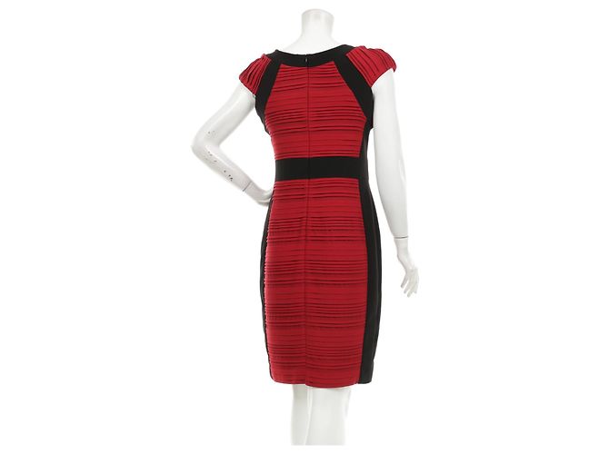 Joseph Ribkoff Kleid Rot Schwarz aus Polyester - Ansicht 2