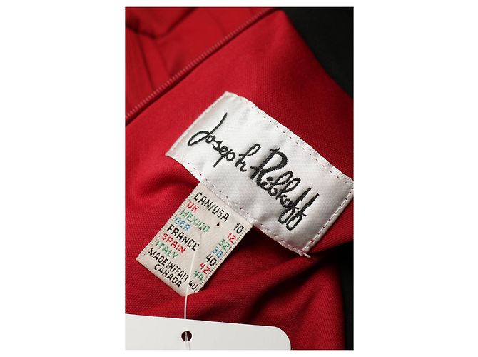 Joseph Ribkoff Kleid Rot Schwarz aus Polyester - Ansicht 3